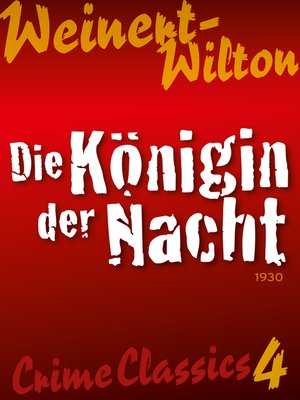 cover image of Die Königin der Nacht